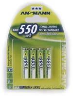 Akku AAA ANSMANN maxE  550mAh    4er Micro, Blister