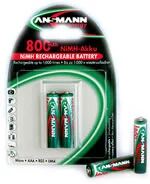 Akku AA ANSMANN DECT 800mAh maxE 2er Mignon, HR6, 1.2V, 2er Blister