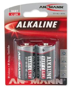 Batterie C    ANSMANN Red        2er 2x Baby Alkaline