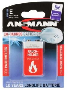 Ansmann 9V Lithium Einwegbatterie