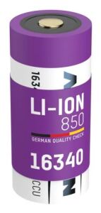 Ansmann 1300-0017 Haushaltsbatterie Wiederaufladbarer Akku 16340 Lithium-Ion (Li-Ion)