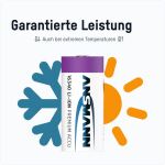 Ansmann 1300-0017 Haushaltsbatterie Wiederaufladbarer Akku 16340 Lithium-Ion (Li-Ion)