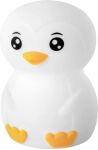 ANSMANN Nachtlicht Pinguin, weiß Silikon,...