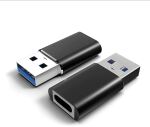 Adapter USB 3.0->USB-C S/B     black USB-A 3.0 Stecker...