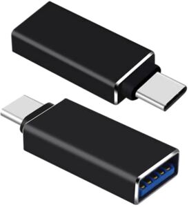 Adapter USB-C->USB 3.0 S/B     black USB-C Stecker -> USB-A 3.0 Buchse
