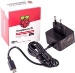 Netzteil USB-C 15,3W f. Pi 4B  black