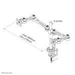 Neomounts FPMA-D930D Monitorarm 10-30"