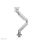 Neomounts NM-D775SILVER Monitorarm 10-32" - Gasfeder - Topfix - 180°-Stopp