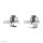 Neomounts NM-D775SILVER Monitorarm 10-32" - Gasfeder - Topfix - 180°-Stopp