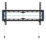 B-Tech Elements Fixed 600 Flat 2,03 m (80") Wand Schwarz, Blau