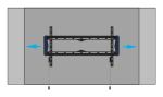 B-Tech Elements Fixed 600 Flat 2,03 m (80") Wand Schwarz, Blau
