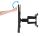 B-Tech Twin Cantilever 190,5 cm (75") Wand Schwarz