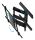 B-Tech Twin Cantilever 190,5 cm (75") Wand Schwarz