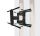 B-Tech Twin Cantilever 190,5 cm (75") Wand Schwarz