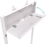 B-TECH E-Paper Stand 200x200mm universal/neigbar/weiß
