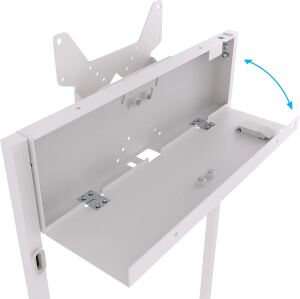 B-TECH E-Paper Stand 200x200mm back-to-back/neigbar/weiß