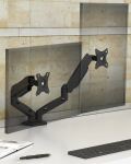 ICY BOX IB-MS204-T, Monitorständer mit Tischhalterung für zwei Monitore bis zu 32’’ (81 cm)
