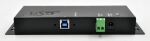USB 3.2 Gen1 HUB 4-Port extern schwarz,inkl.12V Netzt.+USB3.0 Kabel