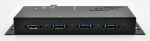 USB 3.2 Gen1 HUB 4-Port extern schwarz,inkl.12V Netzt.+USB3.0 Kabel