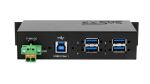 EXSYS EX-1185HMVS-2 Schnittstellen-Hub USB 3.2 Gen 1 (3.1 Gen 1) Type-B 5000 Mbit/s Schwarz