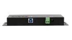 EXSYS EX-1188HMS-3 Schnittstellen-Hub USB 3.2 Gen 1 (3.1 Gen 1) Type-B 5000 Mbit/s Schwarz
