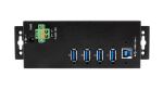 USB 3.2 Gen 1 HUB 4-Port extern inkl.USB Kabel+Din-Rail-Kit,1.5A