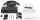 USB 3.2 HUB 4-Port Gen1 inkl.USB-Kab inkl.USB-Kabel,DIN-Rail-Wandmontage