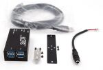 USB 3.2 Gen1 HUB4-Port extern kleinster HUB(8x2,5x4cm),inkl.Kabel