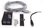 USB 3.2 Gen1 HUB4-Port extern kleinster HUB(8x2,5x4cm),inkl.Kabel