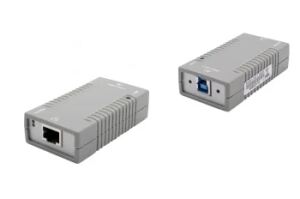 USB 3.2 Gen 1 zu 1x Ethernet Gigabit 4KV optische Isolierung,m.Wandhalt.