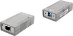 USB 3.2 Gen 1 zu 1x Ethernet Gigabit 4KV optische Isolierung,m.Wandhalt.