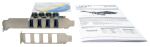 EXSYS 4-Port USB 3.2 Gen 1 PCIe Karte mit Self Power, 3A (Renesas)
