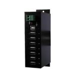 EXSYS USB 2.0 HUB 7-Port 480 Mbit/s Schwarz