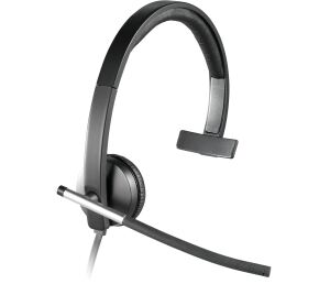Logitech H650E Kopfhörer Kabelgebunden Kopfband Büro/Callcenter USB Typ-A Schwarz, Silber