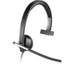 Logitech H650E Kopfhörer Kabelgebunden Kopfband Büro/Callcenter USB Typ-A Schwarz, Silber
