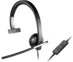 Logitech H650E Kopfhörer Kabelgebunden Kopfband Büro/Callcenter USB Typ-A Schwarz, Silber