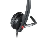 Logitech H650E Kopfhörer Kabelgebunden Kopfband Büro/Callcenter USB Typ-A Schwarz, Silber