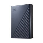 Western Digital WDBFTM0040BBL-WESN Externe Festplatte 4 TB USB Typ-C 3.2 Gen 1 (3.1 Gen 1) Schwarz, Blau