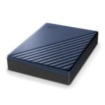 Western Digital WDBFTM0040BBL-WESN Externe Festplatte 4 TB USB Typ-C 3.2 Gen 1 (3.1 Gen 1) Schwarz, Blau