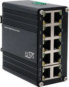 Switch 10Port Industrie Ethernet 10x10/100/1000Tx,12-48VDC