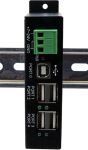 USB 2.0 HUB 4-Port extern DIN-RAIL DIN-RAIL Kit
