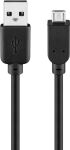 Goobay 93918 USB Kabel USB 2.0 1 m Micro-USB B USB A 0,48...