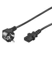 Goobay 95142 Stromkabel Schwarz 3 m