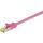 Goobay RJ-45 CAT7 3m Netzwerkkabel Magenta S/FTP (S-STP)