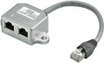 Adapter Kabel CAT5 T-Adapter 15cm...