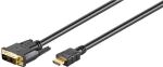 Kabel HDMI->DVI-D S/S  3,0m     18+1 HDTV bis 1080p,...