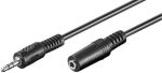 Goobay 50431 Audio-Kabel 2 m 3.5mm Schwarz