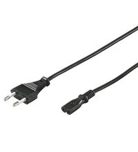 Goobay 95038 Stromkabel Schwarz 3 m