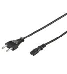 Goobay 95038 Stromkabel Schwarz 3 m