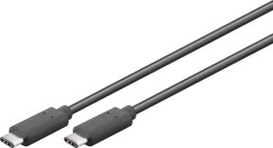 Goobay 67976 USB Kabel USB 2.0 1 m USB C 5 Gbit/s Grau